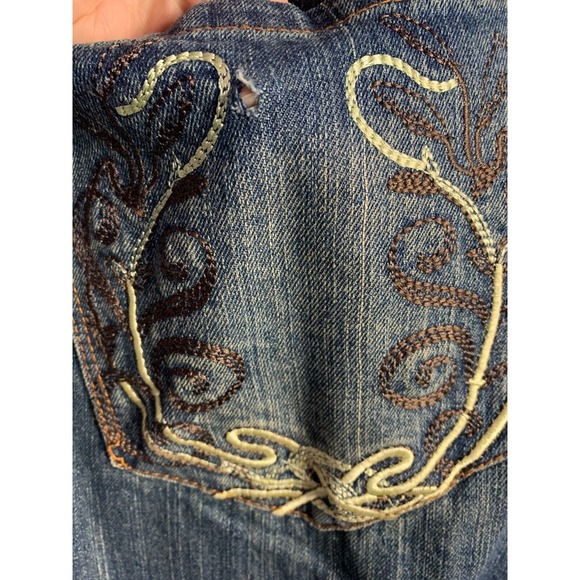 Vintage Phat Farm Classics Jeans 44x32 Y2k Rap Hip Hop Hipster Embroidered - Picture 14 of 14